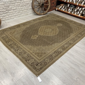 6x9 Vintage Rug - Antique Handmade Rug - Bedroom Rug - Brown Persian Rug - Wool Area Rug - Faded Rug - Decorative Rug - Living Room Rug