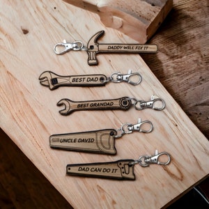 Fix It Keychain Loop | Katrinkles | Tools | Accessories Wood