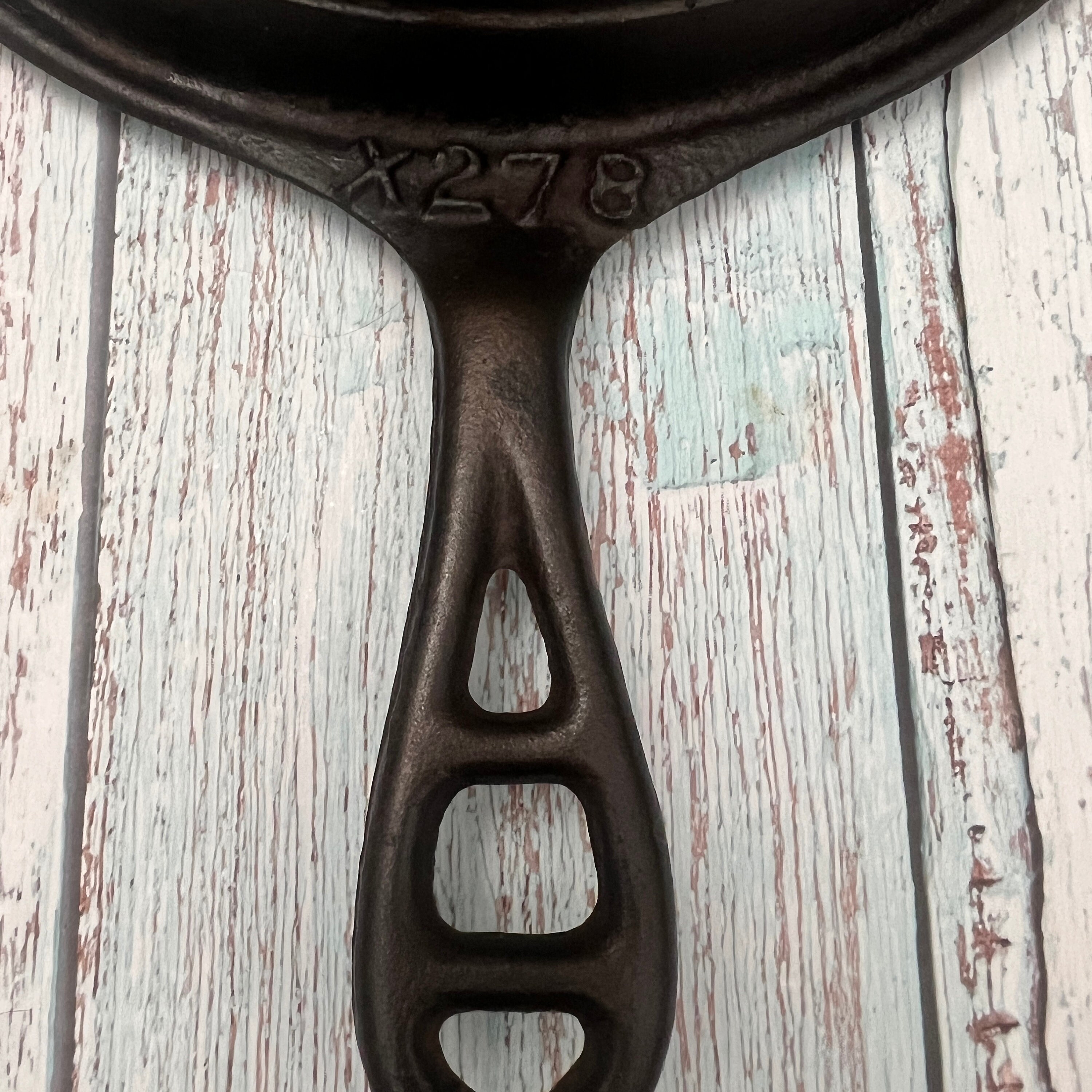 Rare Mcclary Cast Iron Number 8 Waffle Base X278 Etsy