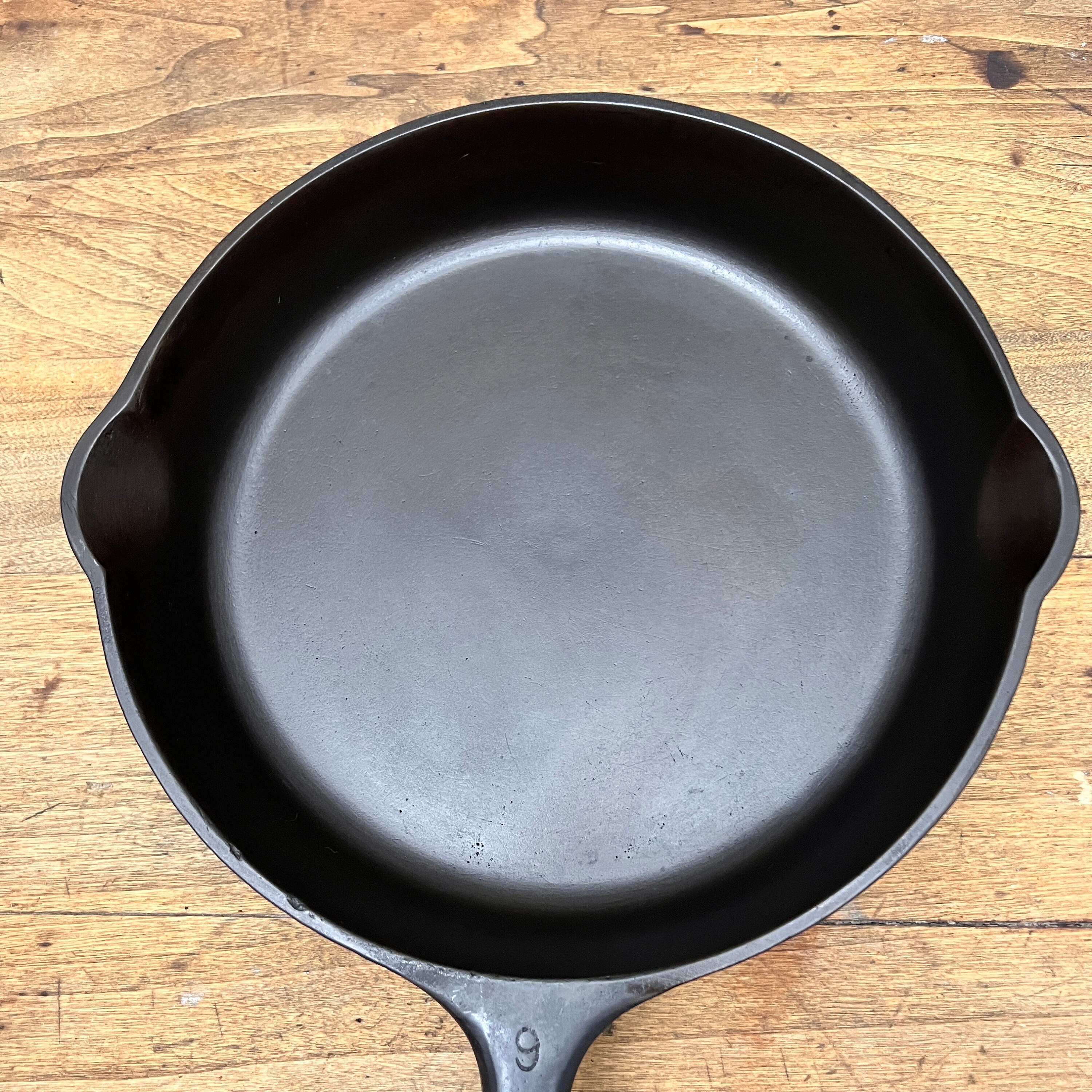 Restored Javelin Cast Iron Pan Size 9 Rare Canadian Pan Etsy