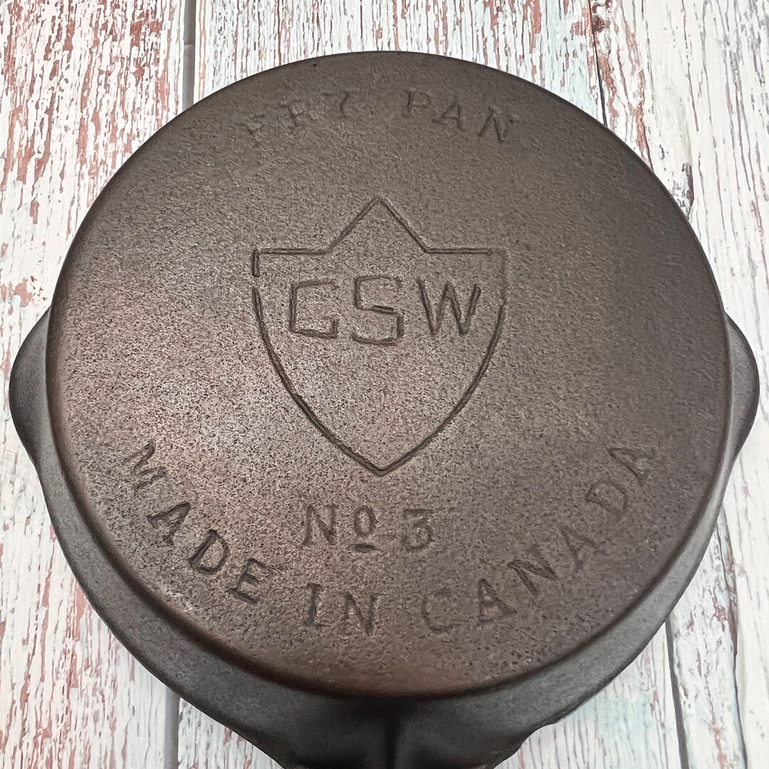 Mcclary Made GSW Number 3 Cast Iron Pan X947 Etsy