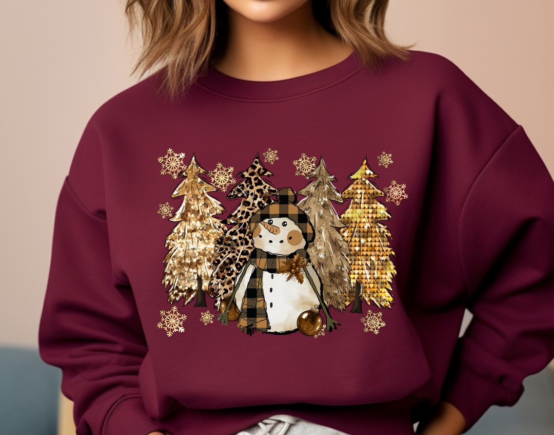 Leopard Print Christmas Tree Christmas Family Matching Shirt Etsy