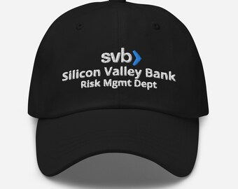 Silicon Valley Bank SVB Embroidered Dad Hat | Gift Ideas For Him