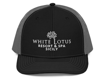 White Lotus Resort & Spa Sicily Embroidered Snapback/Trucker Cap