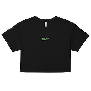 Brat Womens Crop Top - Charli Inspired