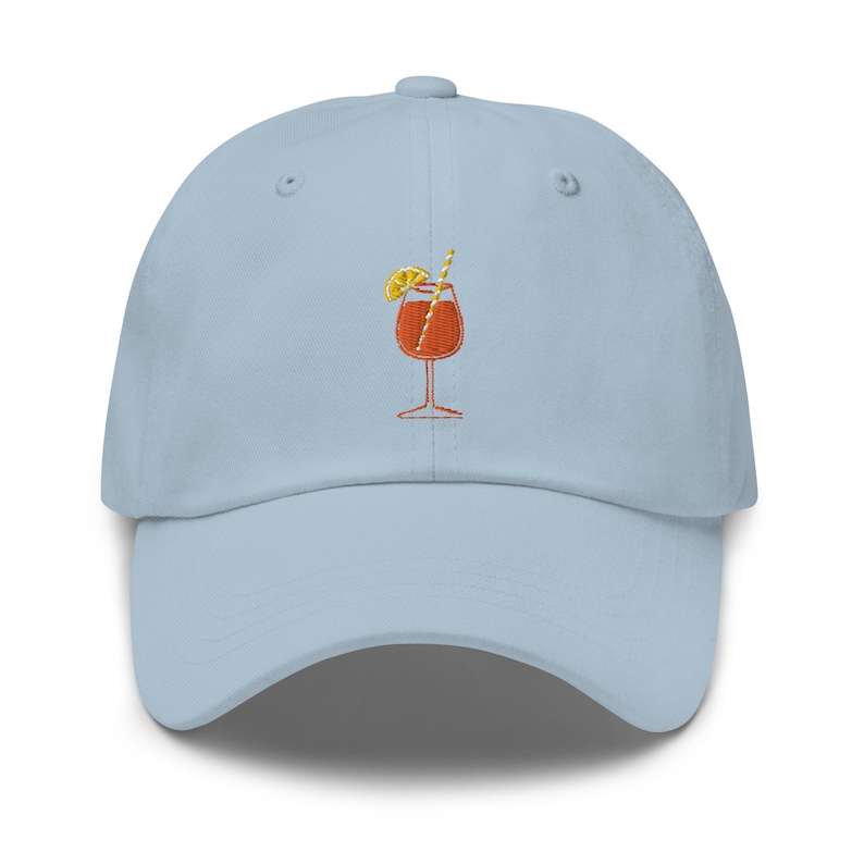Aperol Spritz Glass Embroidered Dad Hat