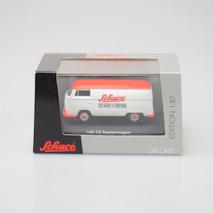 1/87 schuco h0 scale model car diecast vw volkswagen t2 cabinets schuco branded