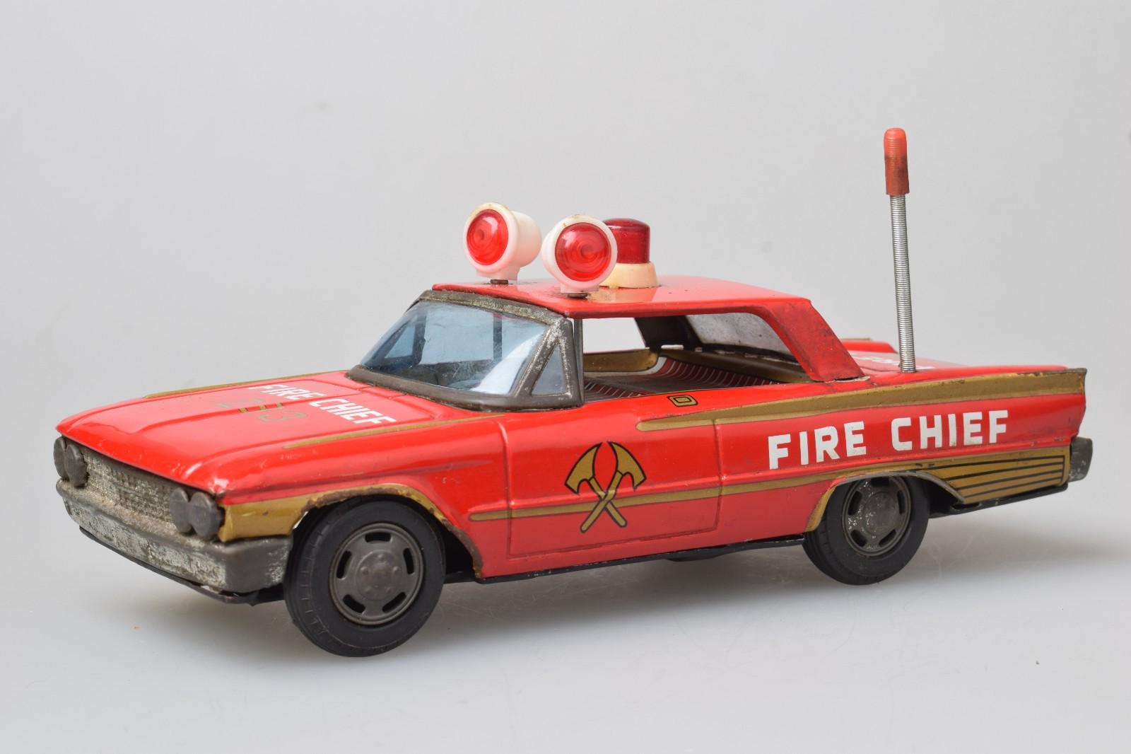 Fire chief tin car - Etsy 日本