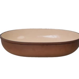 Large Le Creuset 33 Low Cast Iron Cooking Pot Enzo Mari La Mama