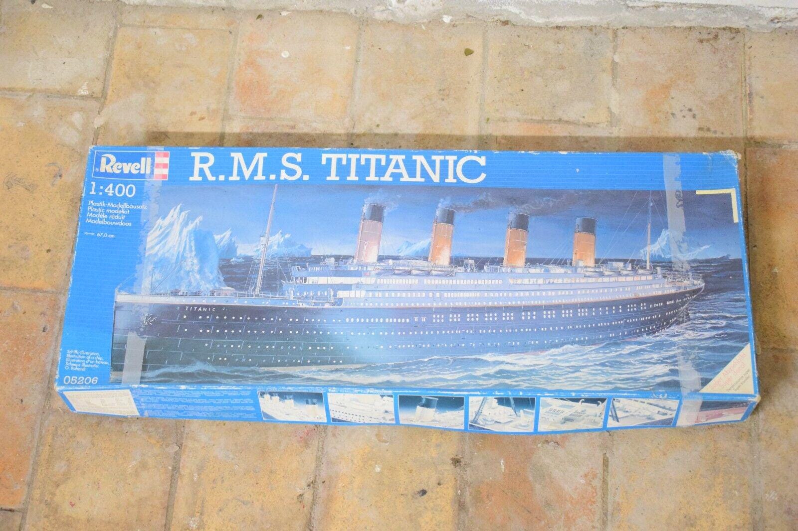 1/400 Revell RMS Titanic 05206 Scale Model Kit Complete - Etsy