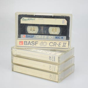 4x Basf CR-E II 60 Chrome Position Cassette