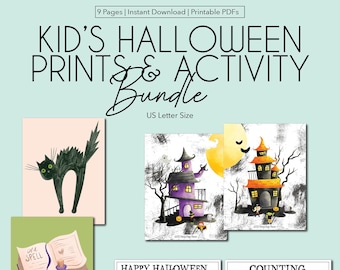 Stampe e attività per bambini di Halloween