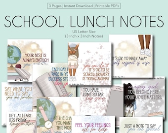 Note sul pranzo scolastico - Ragazza adolescente adolescente