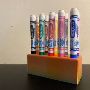 Marker Holder for Broad Line Crayola 24//marker Stand//pip Squeaks Markers//preschool  Organizer//easter Toddler Gift//kids Birthday Gift 