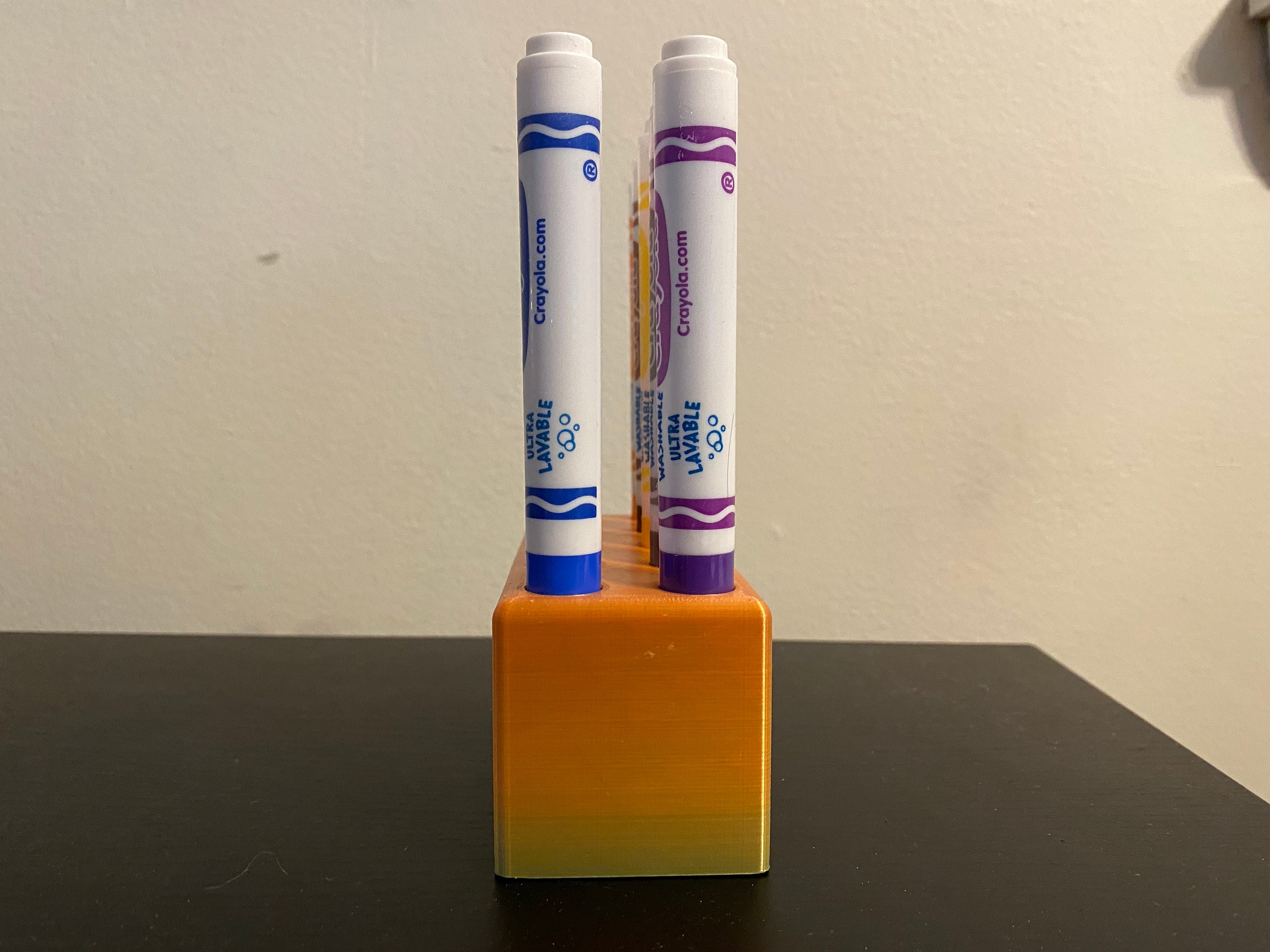 3D Print STL File Only Crayola Marker Holder Organizer Kids Broad Tip 