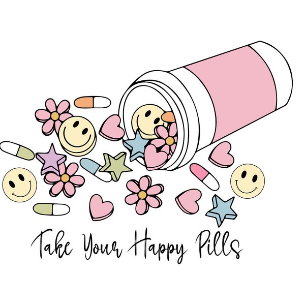 Happy Pills - Etsy