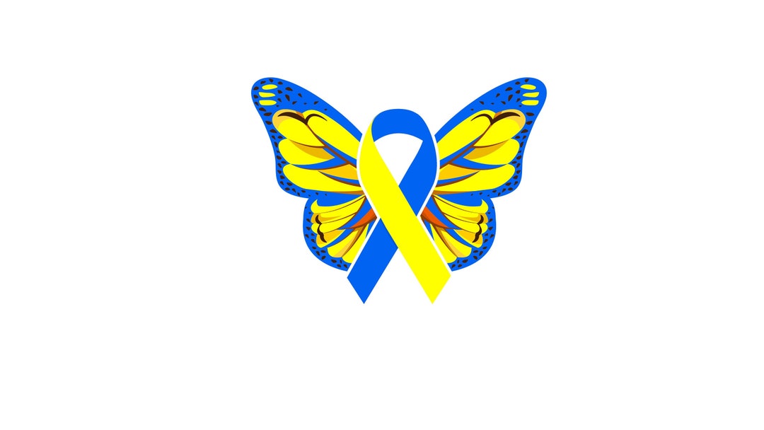 Down Syndrome Svg, Down Syndrome Ribbon & Butterfly Svg, Rock on the ...