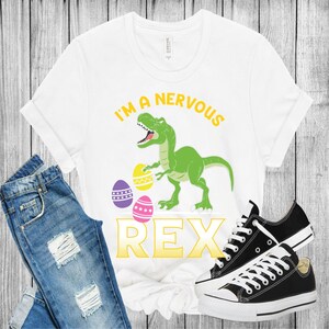 Eu sou um Rex nervoso SVG, Dinossauro de Páscoa Svg, Arquivos de Corte Feliz Páscoa, Dino Engraçado Svg, Páscoa svg para Crianças, Toy Story Svg, Silhueta, Cricut