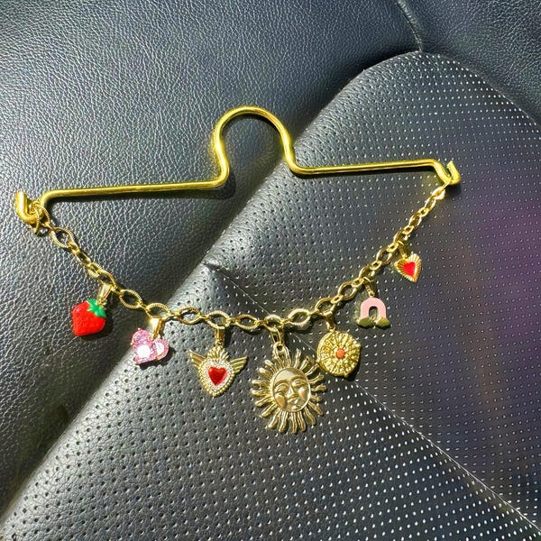 Car Rear View Mirror Charm, Make Your Own Charms, Custom Car Accessories, Mirror Charm Chain,Rearview Mirror Decor,Boho,Kawaii, Gift for Her