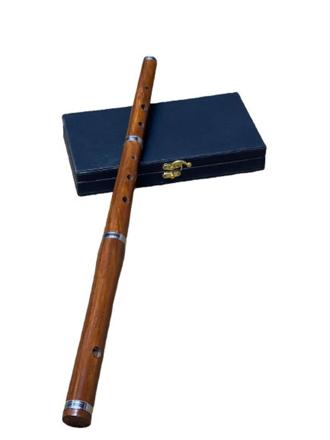 New Brown Professional Irish Rosewood Flute 23 Length Etsy Hong Kong