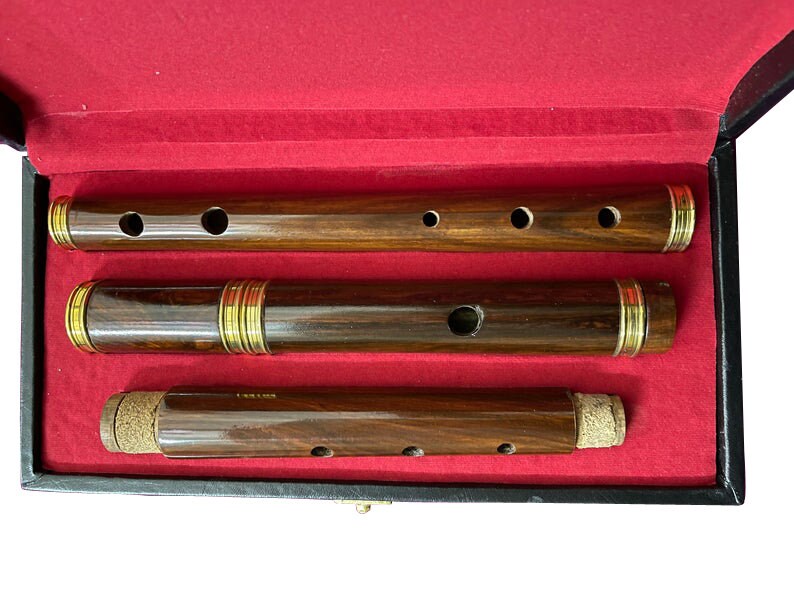 Handmade Rosewood Flute Student Level Irish Flute in the Key of D 4 Parts With Tuning Slides Etsy