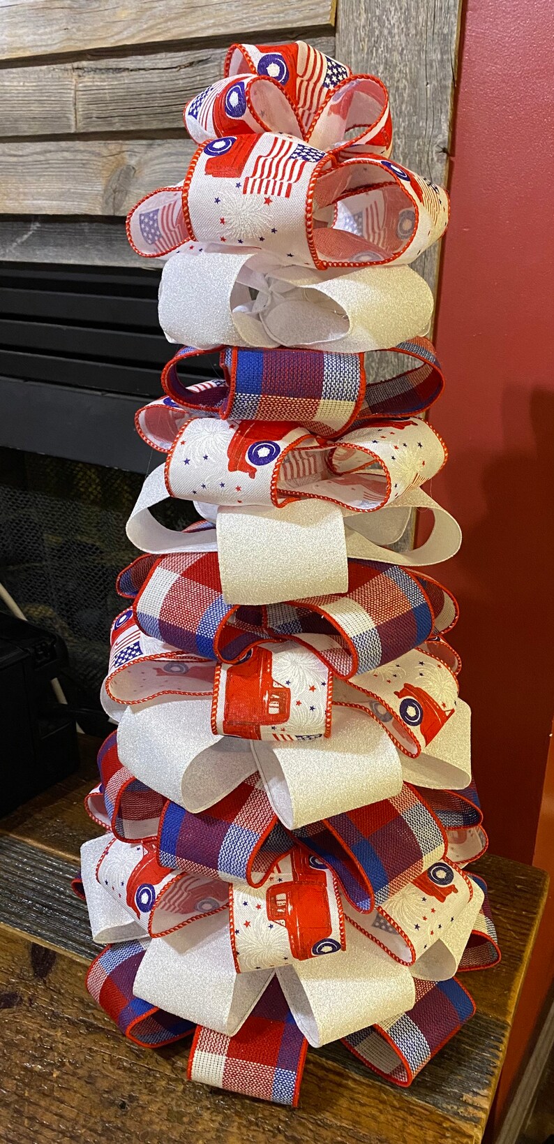 Patriotic Ribbon Tree - Etsy