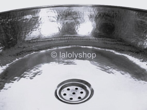 Lave-main Marocain à Encastrer - Métal Maillechort Argenté - Design Pour WC - 30x22x7 Cm