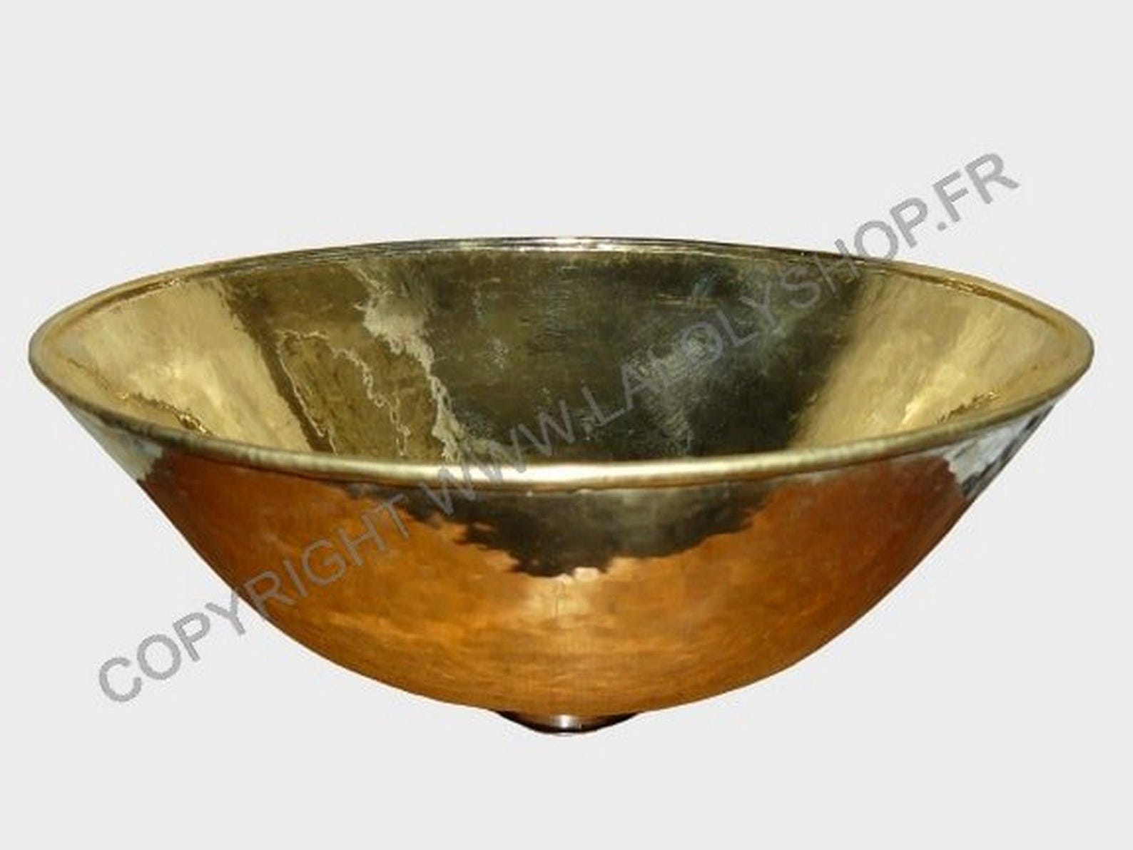 Lave-mains Oriental En Cuivre Rouge – Vasque à Poser – Déco Rustique Marocaine