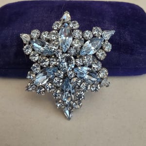 Early Sherman Blue &quot;Star&quot; Brooch