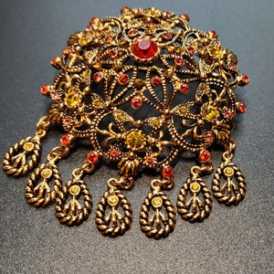 Joan Rivers Victorian Revival Style Brooch
