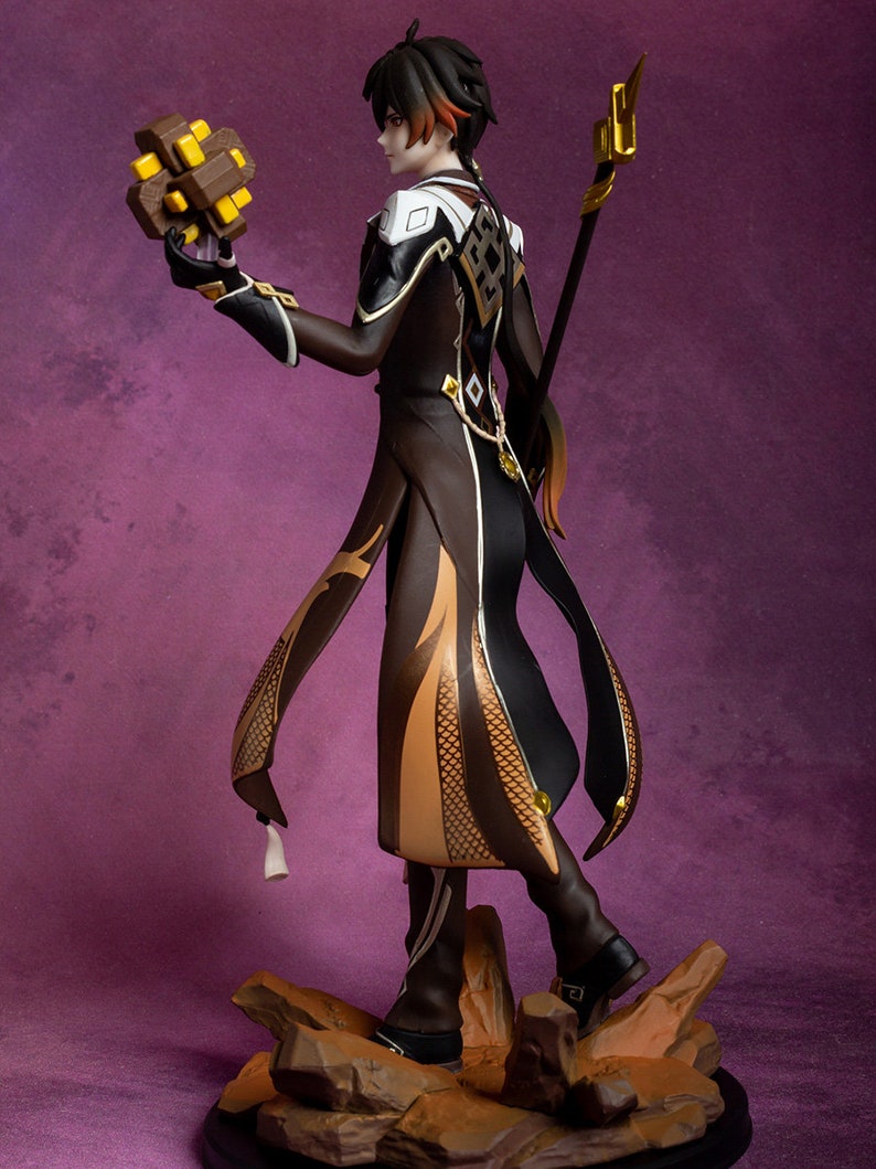 27cm Genshin Impact Zhongli Action Figure Mihoyo Game Etsy UK