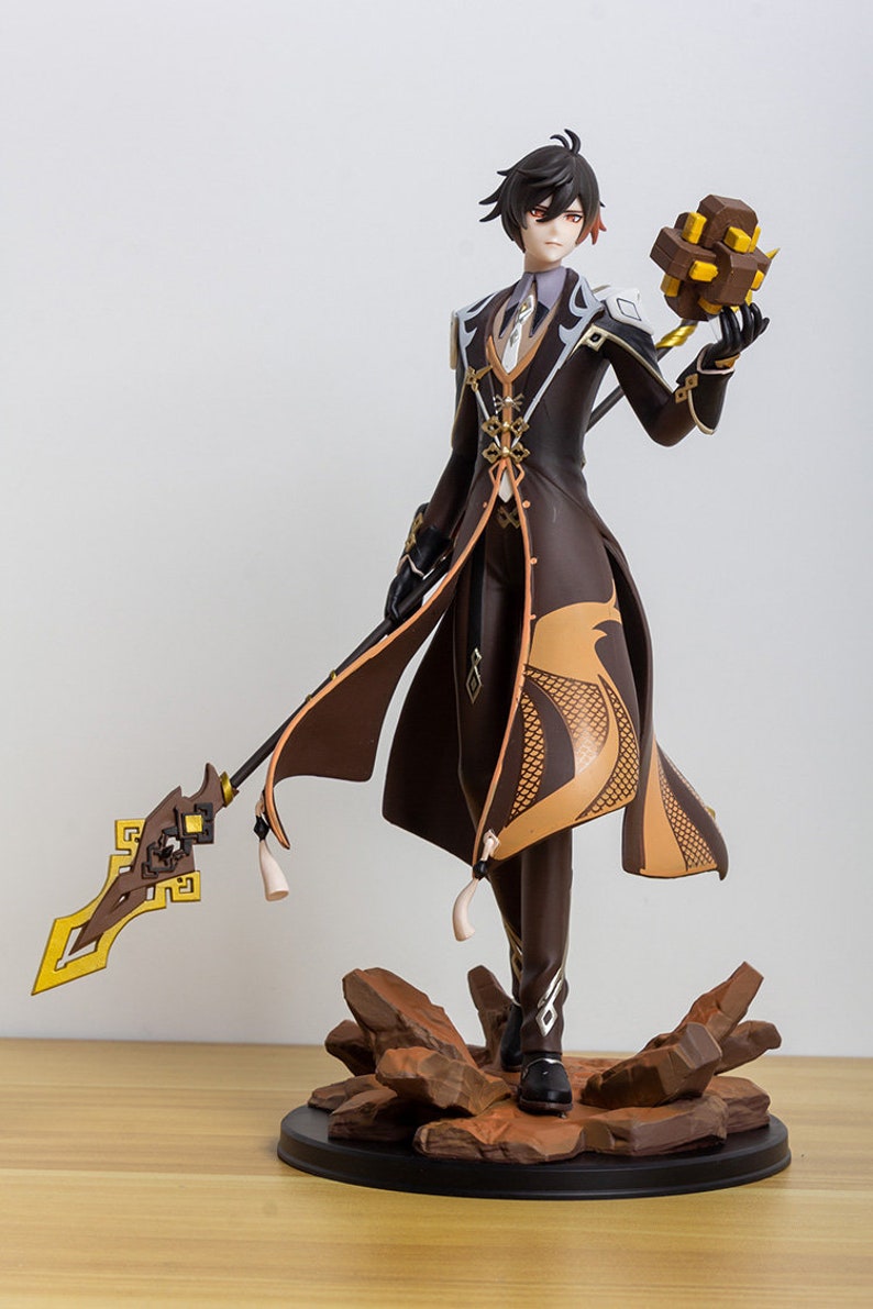 27cm Genshin Impact Zhongli Action Figure Mihoyo Game Etsy UK