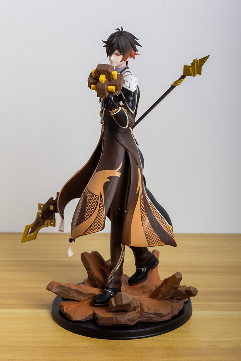 27cm Genshin Impact Zhongli Action Figure Mihoyo Game Etsy UK