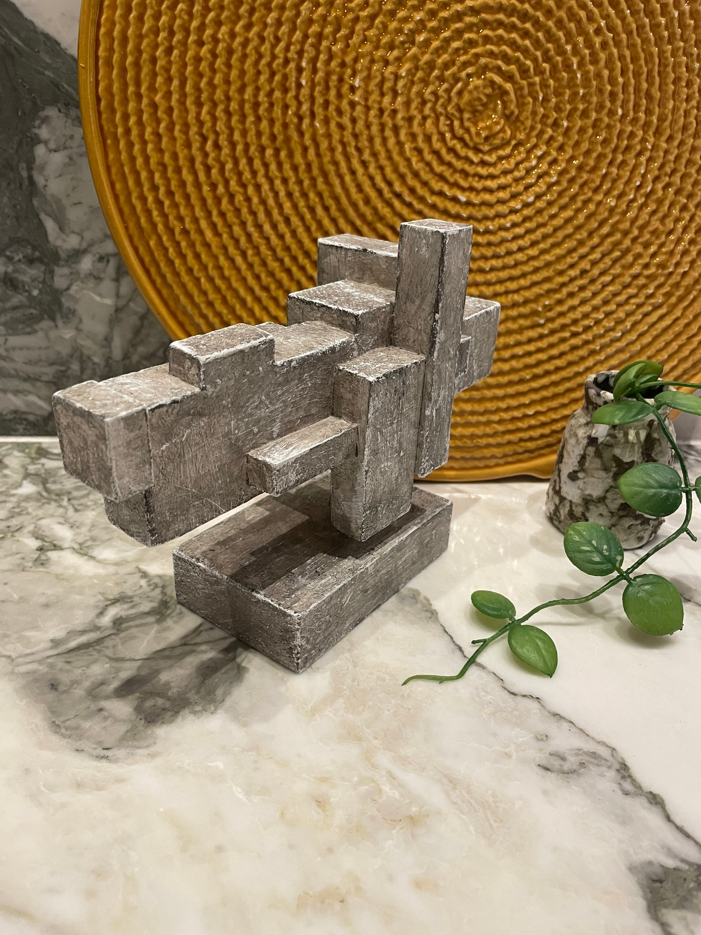 Collage 'architectural Model' Cubism Modernist Brutalist, Architectural ...