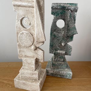 Brutalist sculpture &#39;jean-claessen&#39; modernist influence, handmade original