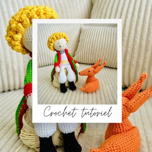 Padrão de crochê o pequeno príncipe, padrão de crochê, tutorial de crochê em PDF francês, antoine de saint exupéry