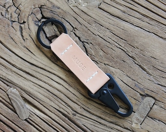 leather keychain | Keychain | minimalist leather keychain | genuine leather | natural