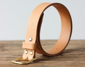 Leren riem | Leren riem | Minimalistische leren riem | Leren riem voor heren | Riem van echt leer | Leren riem voor heren | Natuurlijk