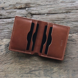 Étui à cartes | Titulaire de la carte de crédit | Portefeuille en cuir | portefeuille pliable | Portefeuille en cuir | portefeuille minimaliste | Portefeuille en cuir