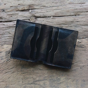 Étui à cartes | Titulaire de la carte de crédit | Portefeuille en cuir | portefeuille pliable | Portefeuille en cuir | portefeuille minimaliste | Portefeuille en cuir