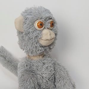 Kiki the monkey -  muppet style puppet - ventlioquist - therapeutic puppet