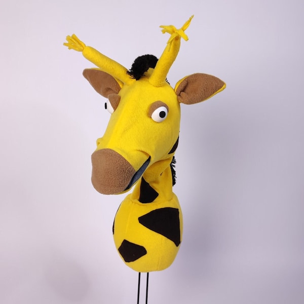 Lola The Giraffe - hand puppet, therapeutic puppet, NVC