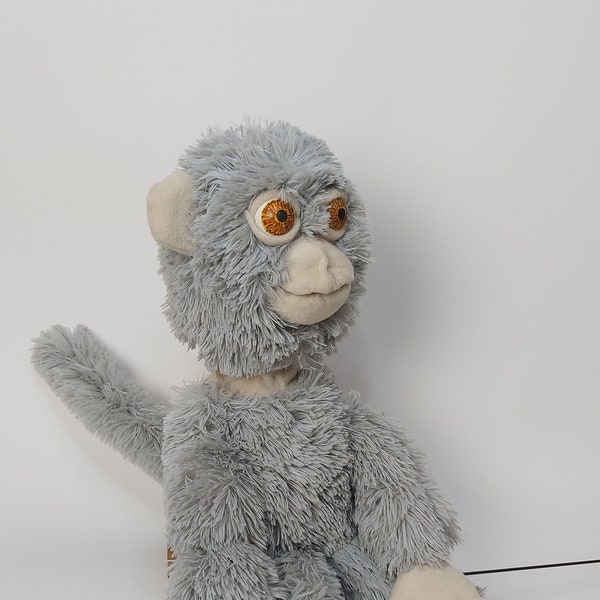 Kiki the monkey -  muppet style puppet - ventlioquist - therapeutic puppet