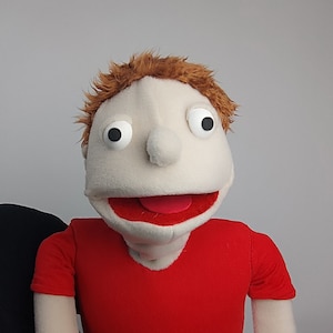 Jack - redhead boy puppet, muppet, puppet therapy, speech therapy,  ventriloquist dummy