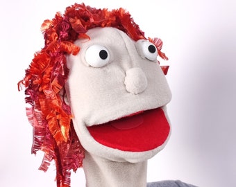 Helen - redhead girl puppet, muppet