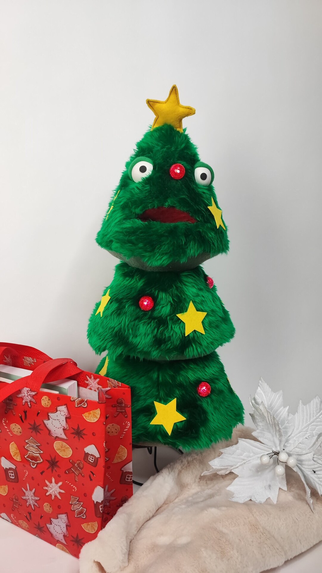 Christmas Tree Puppet Muppet Style Etsy