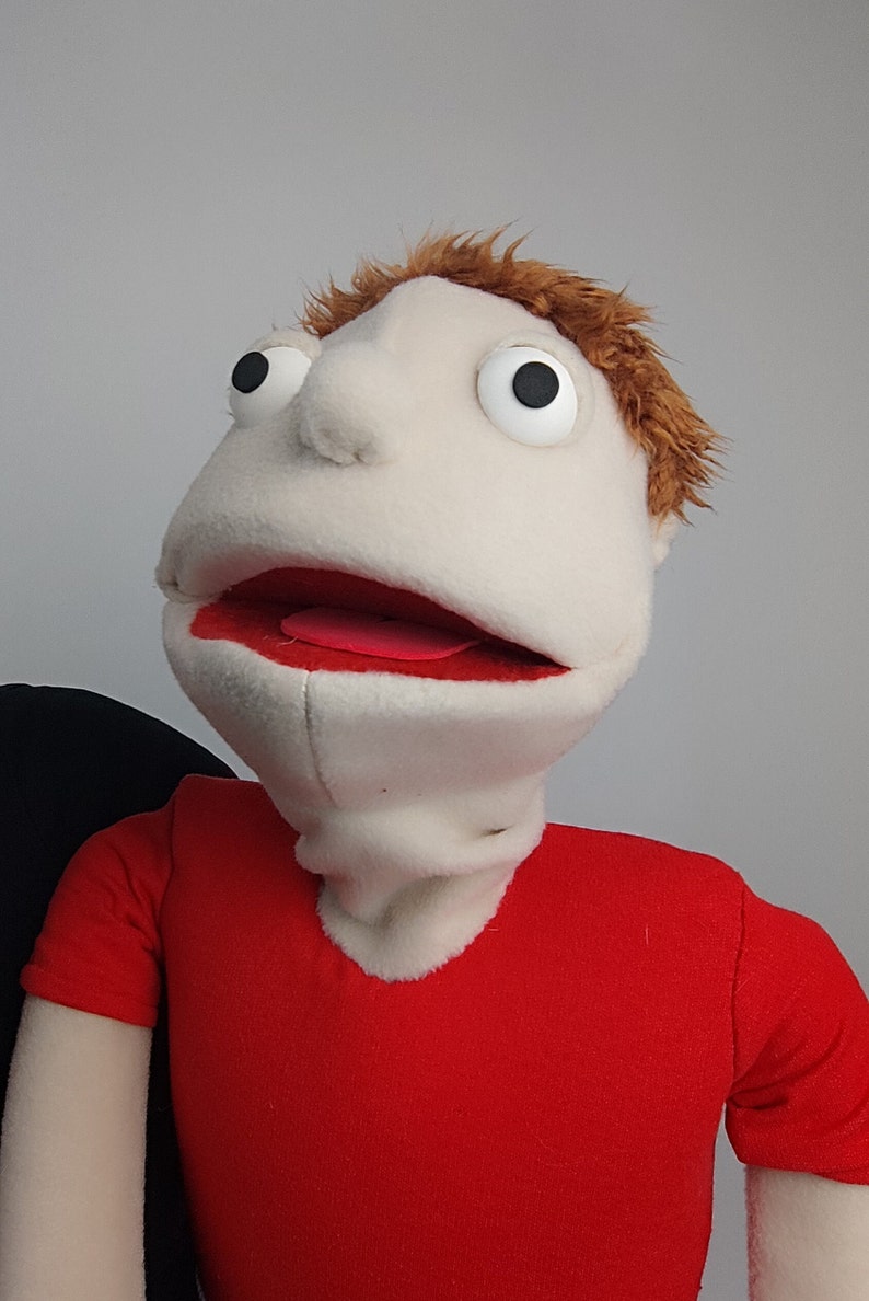 Jack Redhead Boy Puppet, Muppet, Puppet Therapy, Speech Therapy