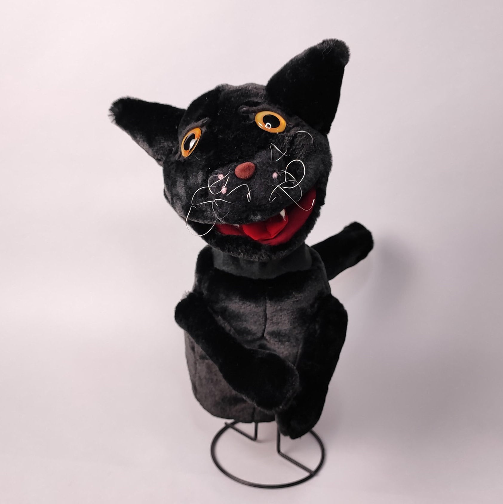 Black cat sale hand puppet