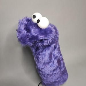 Purple Monster Hand Puppet – Soft Plush Storytelling Toy for Kids, Teachers