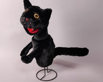 黒猫のハンドパペット｜ハロウィンパーティーのプレゼント｜猫好きの方